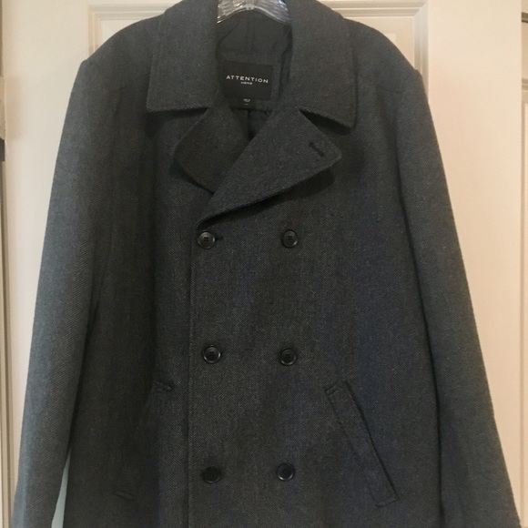 attention Other - Men’s tweed peacoat